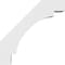 Ekena Millwork 6-in. W x 32-in. D x 32-in. H Merced Architectural Grade PVC Knee Brace BRCP06X32X32MRC - alternate 5